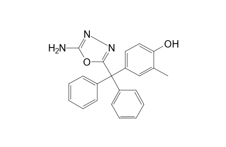 alpha4-(5-amino-1,3,4-oxadiazol-2-yl)-alpha4, alpha4-diphenyl-2,4-xylenol