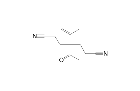 4-acetyl-4-isopropenylheptanedinitrile