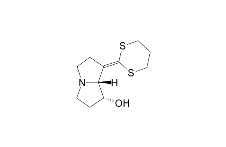 5(R)-1-aza-4-(1,3-dithian-2-ylidene)-6(R)-hydroxybicyclo[3.3.0]octane