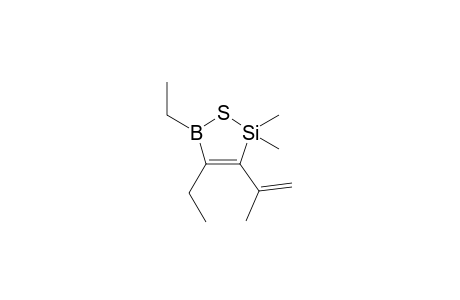 4,5-diethyl-2,2-dimethyl-3-prop-1-en-2-yl-1,2,5-thiasilaborole