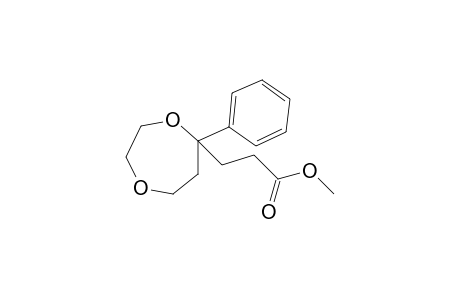 2-Phenyl-2-[(methoxycarbonyl)ethyl]-1,5-dioxacycloheptane