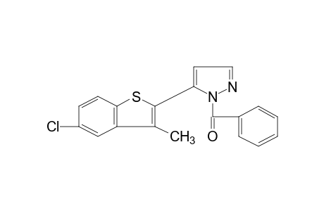 1-benzoyl-5-(5-chloro-3-methylbenzo[b]thien-2-yl)pyrazole