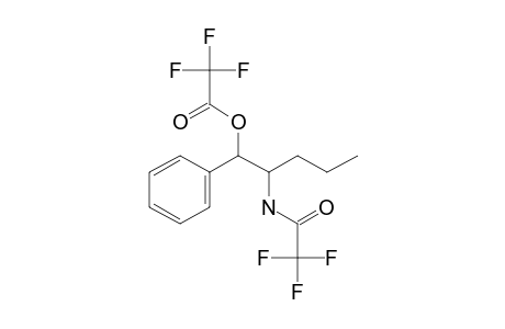 Benzenemethanol, .alpha.-(1-aminobutyl)-, N,o-bis(trifluoroacetyl)-