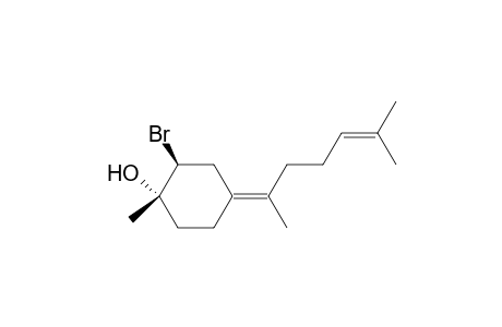 Cyclohexanol, 2-bromo-4-(1,5-dimethyl-4-hexenylidene)-1-methyl-, (1.alpha.,2.beta.,4Z)-(.+-.)-