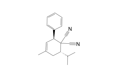 trans-1,1-Dicyano-6-isopropyl-4-methyl-2-phenylcyclohex-3-ene
