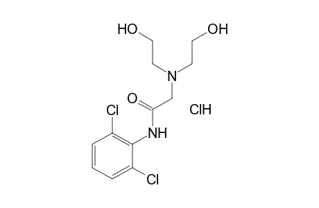 2-bis(2-hydroxyethyl)-2',6'-dichloroacetanilide, monohydrochloride