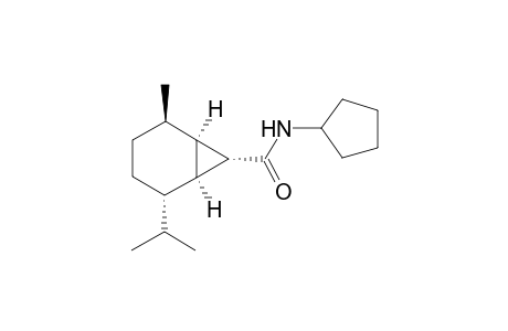 (1R,2R,5S,6S,7S)-N-Cyclopentyl-2-methyl-5-(1-methylethyl)bicyclo[4.1.0]heptane-7-carboxamide