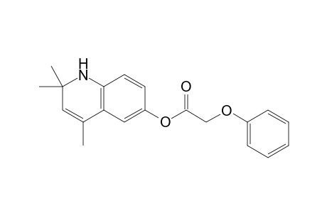 Acetic acid, phenoxy-, 1,2-dihydro-2,2,4-trimethyl-6-quinolinyl ester