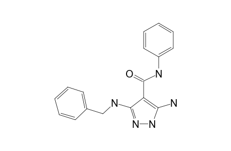 5-Amino-3-(benzylamino)-N-phenyl-1H-pyrazole-4-carboxamide