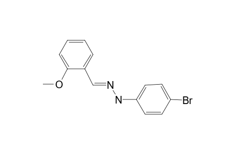 Benzaldehyde, 2-methoxy-, (4-bromophenyl)hydrazone