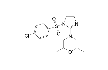 4-{1-[(p-chlorophenyl)sulfonyl]-2-imidazolin-2-yl}-2,6-dimethylmorpholine