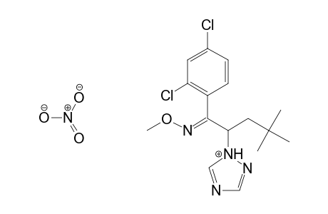 1-Pentanone, 1-(2,4-dichlorophenyl)-4,4-dimethyl-2-(1H-1,2,4-triazol-1-yl)-, O-methyloxime, mononitrate