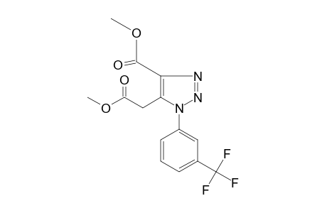 4-CARBOXY-1-(alpha,alpha,alpha-TRIFLUORO-m-TOLYL)-1H-1,2,3-TRIAZOLE-5-ACETIC ACID, DIMETHYL ESTER