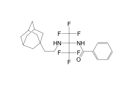 benzamide, N-[2,2,2-trifluoro-1-[(2-tricyclo[3.3.1.1~3,7~]dec-1-ylethyl)amino]-1-(trifluoromethyl)ethyl]-