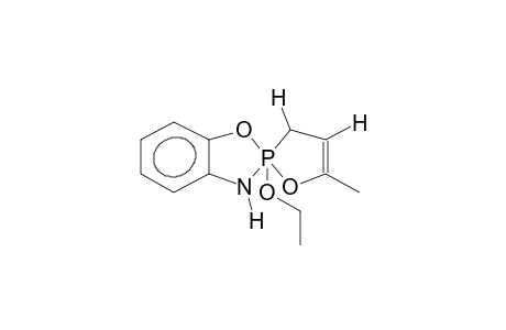 5-ETHOXY-7-METHYL-2,3-BENZO-4,6-DIOXA-1-AZA-5-PHOSPHASPIRO[4.4]NON-7-ENE