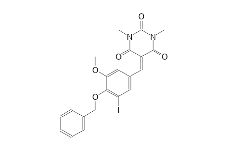 5-[4-(benzyloxy)-3-iodo-5-methoxybenzylidene]-1,3-dimethyl-2,4,6(1H,3H,5H)-pyrimidinetrione