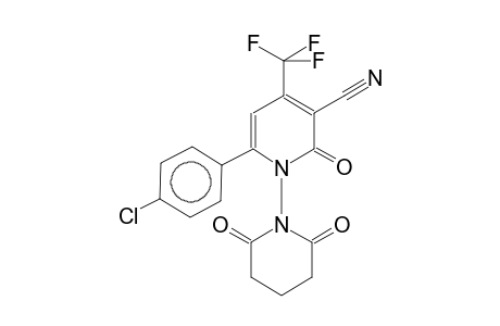 6-(4-Chlorophenyl)-2,2',6'-trioxo-4-trifluoromethyl-3',4',5',6'-tetrahydro-2H,2'H-bipyridinyl-3-carbonitrile