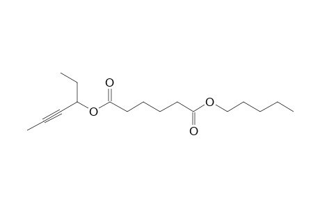 Adipic acid, hex-4-yn-3-yl pentyl ester