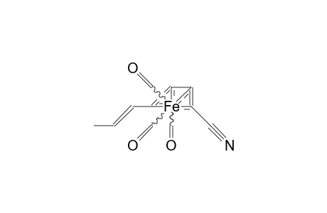 (1,2,3,4.eta./4/-1-Cyano-1E,3E,5E-heptatriene)-tricarbonyl-iron