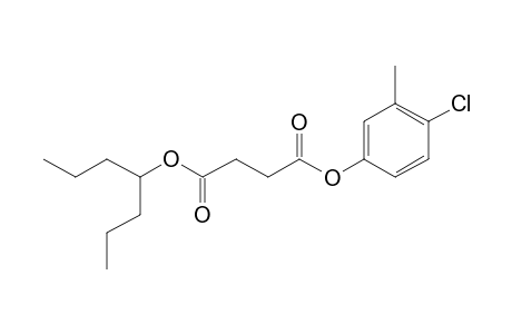 Succinic acid, 4-chloro-3-methylphenyl 4-heptyl ester