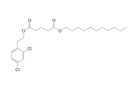 Glutaric acid, 2-(2,4-dichlorophenyl)ethyl undecyl ester