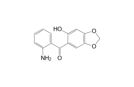 (2-aminophenyl)-(6-hydroxy-1,3-benzodioxol-5-yl)methanone