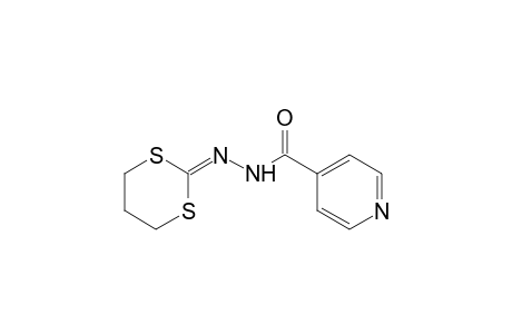 isonicotinic acid, (m-dithian-2-ylidene)hydrazide