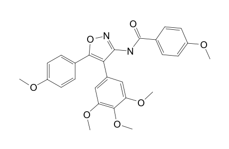 4-Methoxy-N-[5-(4-methoxyphenyl)-4-(3,4,5-trimethoxyphenyl)-3-isoxazolyl]benzamide