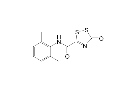 1,2,4-3H-Dithiazole-5-carboxamide, 3-oxo-N-(2,6-dimethylphenyl)-