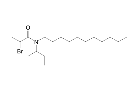 Propionamide, 2-bromo-N-(2-butyl)-N-undecyl-