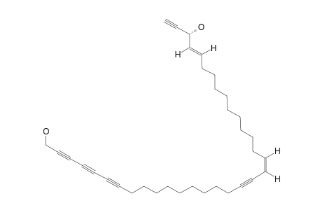 1,32-(R)-DIHYDROXY-TETRATRIACONTA-19-(Z),30-(E)-DIENE-2,4,6,17,33-PENTAYNE