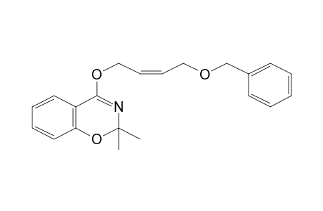 2H-Benzo[e]-1,3-oxazine, 4-[4-(benzyloxy)-2-(Z)-buten-1-yloxy]-2,2-dimethyl-