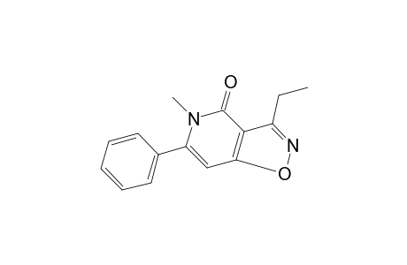 3-ethyl-5-methyl-6-phenylisoxazolo[4,5-c]pyridin-4(5H)-one