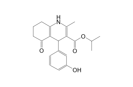 isopropyl 4-(3-hydroxyphenyl)-2-methyl-5-oxo-1,4,5,6,7,8-hexahydro-3-quinolinecarboxylate