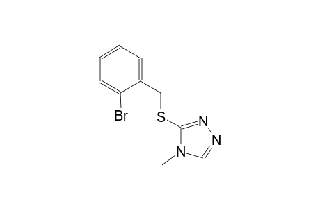 3-[(2-bromobenzyl)sulfanyl]-4-methyl-4H-1,2,4-triazole