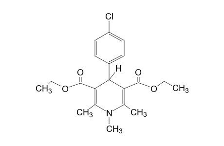 4-(p-Chlorophenyl)-1,4-dihydro-1,2,6-trimethyl-3,5-pyridinedicarboxylic acid, diethyl ester