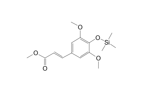 Cinnamic acid, 3,5-dimethoxy-4-(trimethylsiloxy)-, methyl ester