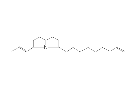 3-(1-non-8-Enyl)-5-(1-prop-1-enyl)pyrrolizidine