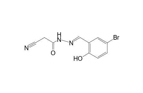 Cyanoacetic acid, (5-bromosalicylidene)hydrazide