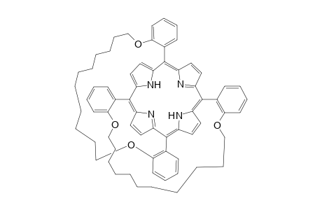 6,9:33,36-Diimino-5,32:10,37-di[2]pyrrolyl[5]ylidene-16H,43H-tetrabenzo[b,j,y,g1][1,12,24,35]tetraoxacyclohexatetracontin, 17,18,19,20,21,22,23,24,25,26,44,45,46,47,48,49,50,51,52,53-eicosahydro-