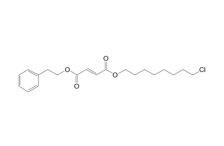 Fumaric acid, 2-phenethyl 8-chlorooctyl ester