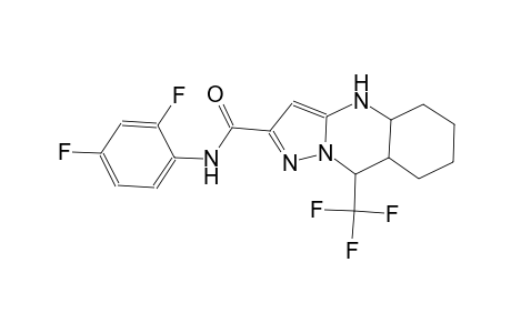 N-(2,4-difluorophenyl)-9-(trifluoromethyl)-4,4a,5,6,7,8,8a,9-octahydropyrazolo[5,1-b]quinazoline-2-carboxamide