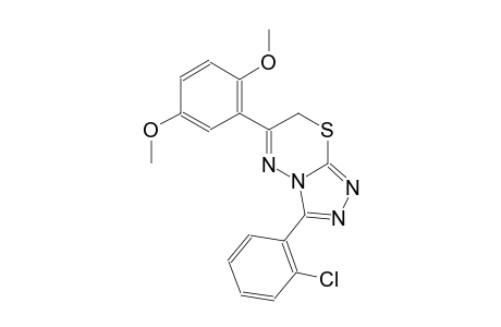 3-(2-chlorophenyl)-6-(2,5-dimethoxyphenyl)-7H-[1,2,4]triazolo[3,4-b][1,3,4]thiadiazine