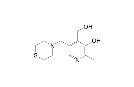 3-hydroxy-2-methyl-5-(thiomorpholinomethyl)-4-pyridinemethanol