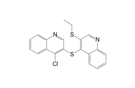 4-Chloranyl-3-(3-ethylsulfanylquinolin-4-yl)sulfanyl-quinoline