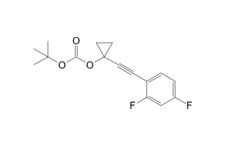 tert-Butyl 1-((2,4-difluorophenyl)ethynyl)cyclopropyl carbonate