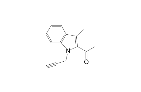 1-[3'-methyl-1'-(prop-2''ynyl)indol-2'-yl]ethanone