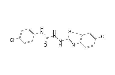 1-(6-chloro-2-benzothiazolyl)-4-(p-chlorophenyl)semicarbazide