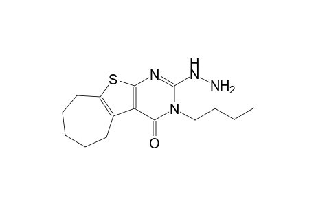 3-butyl-2-hydrazino-3,5,6,7,8,9-hexahydro-4H-cyclohepta[4,5]thieno[2,3-d]pyrimidin-4-one