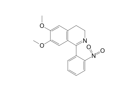 3,4-dihydro-6,7-dimethoxy-1-(o-nitrophenyl)quinoline